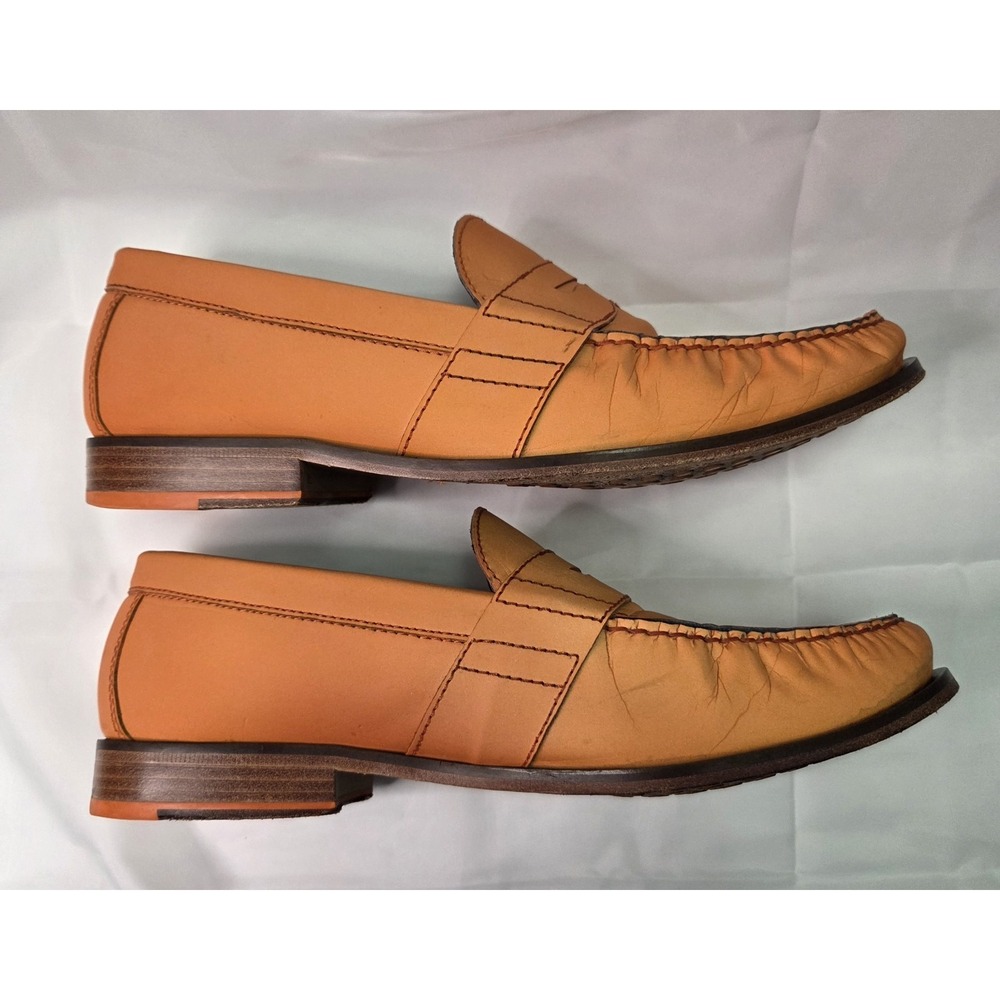 Cole Haan x NikeAir Monroe 12M Orange Reflective Penny Loafer Office Business - Picture 16 of 16
